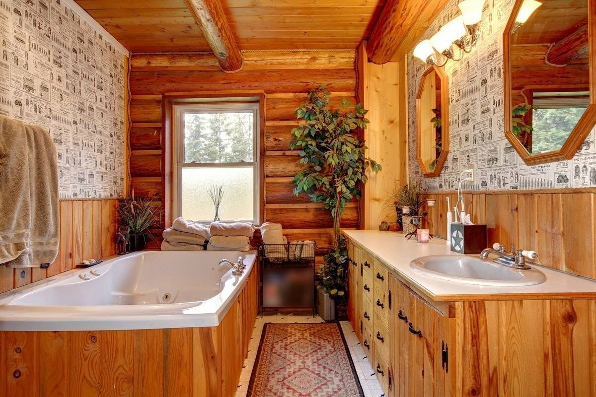 Отделка плиткой в деревянном доме. особенности обустройства ванной комнаты в доме из дерева