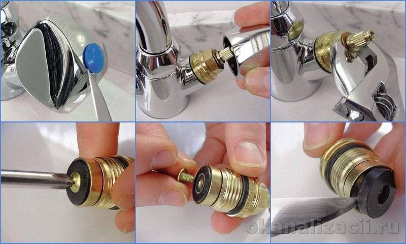 Замена кран-буксы в ванном смесителе