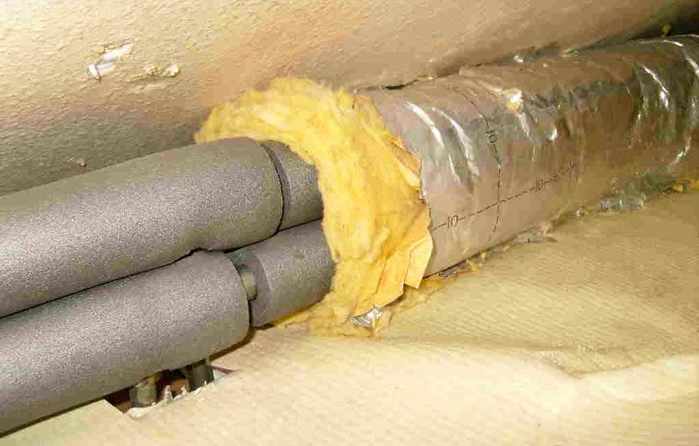 Как утеплить трубы в подвале частного дома - постройка