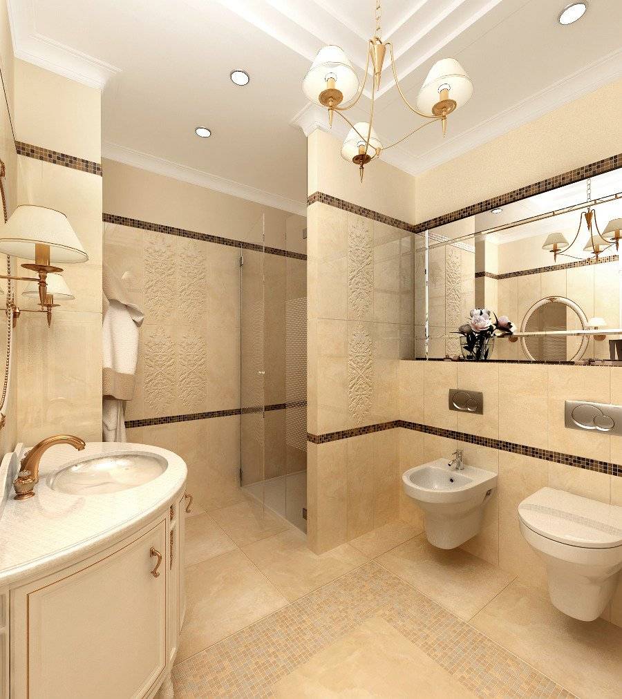 Ванная комната, выполненная в классическом стиле: идеи оформления + фото