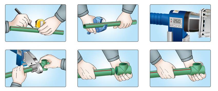 Пайка полипропиленовых труб своими руками: технология, инструкция, видео