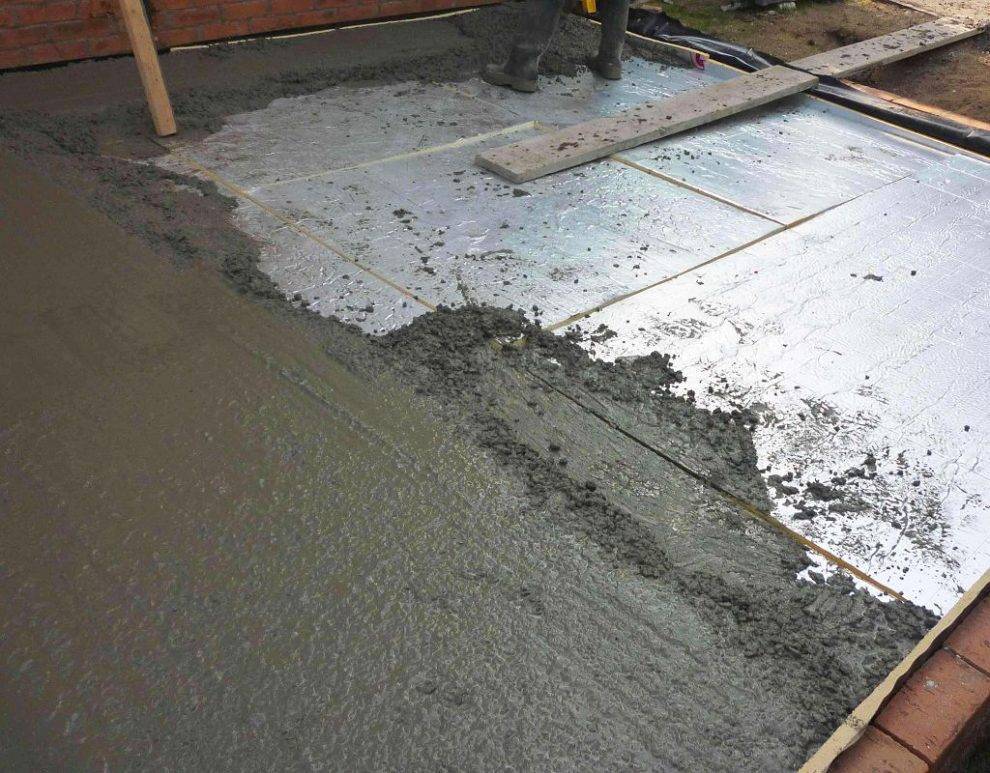 Утепление бетонного пола: советы по выбору утеплителя и технологии монтажа