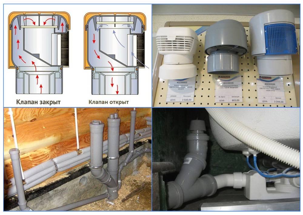 Аэратор канализационный 50 и 110 мм: зачем нужен и как установить