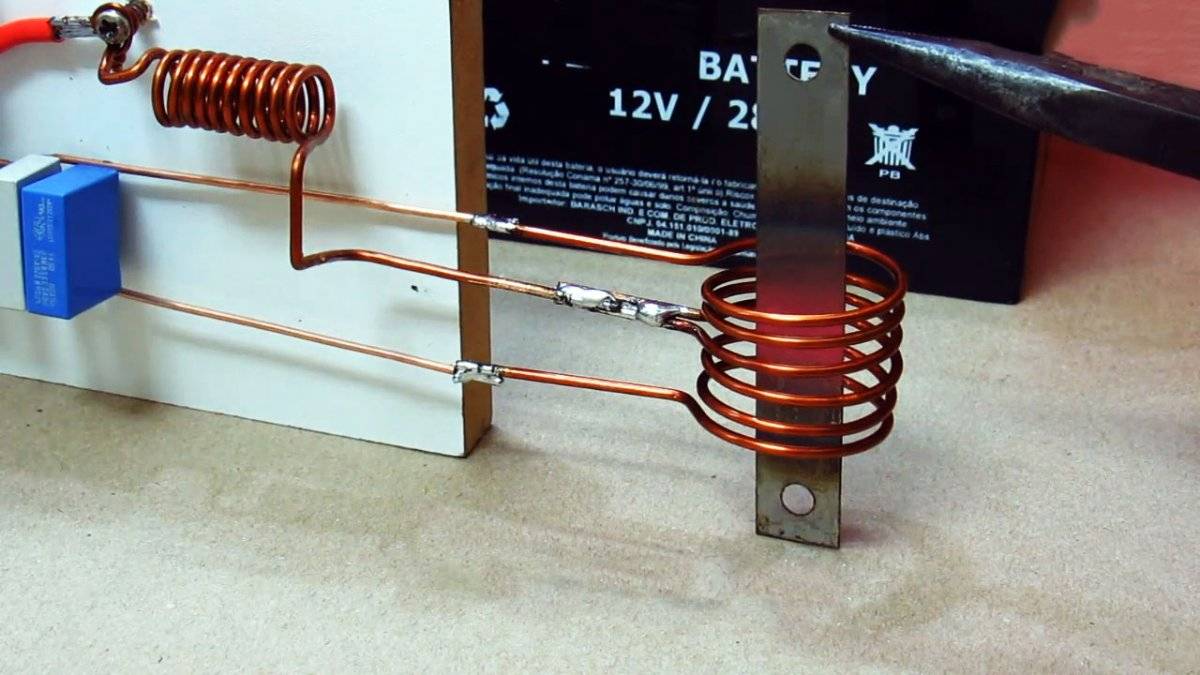 Индукционный нагреватель металла + схема