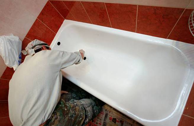 Восстановление ванны жидким акрилом своими руками